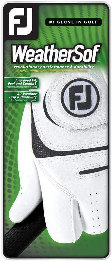 FootJoy Mens WeatherSof Golf Glove (White)