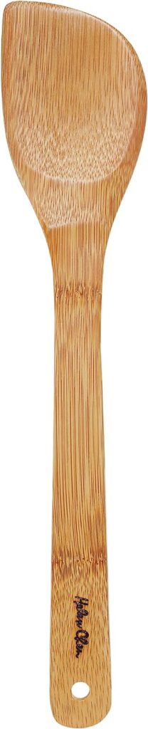Helens Asian Kitchen Left-Handed Stir Fry Spatula, 13 Inch, Natural Bamboo