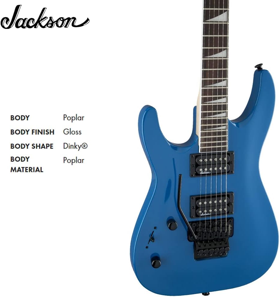 Jackson JS Series Dinky Arch Top JS32 DKA LH, Amaranth Fingerboard, Bright Blue Electric Guitar