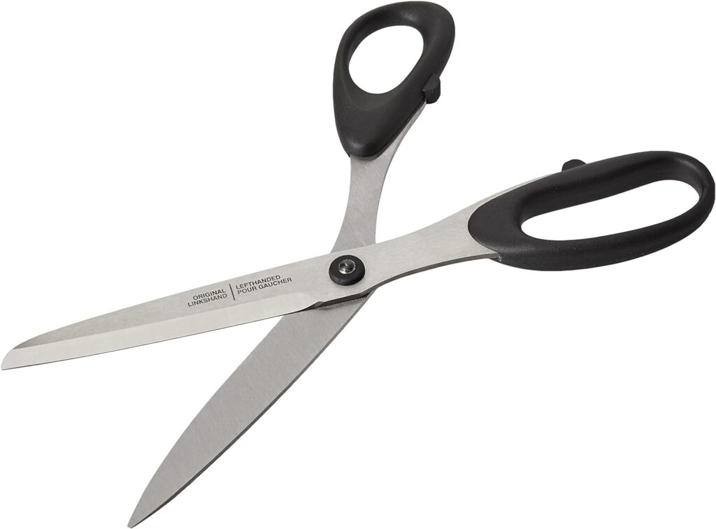 Victorinox Stainless Household/Professional Scissors for Left-Handed Use, Black/Silver, 21 x 5 x 5 cm