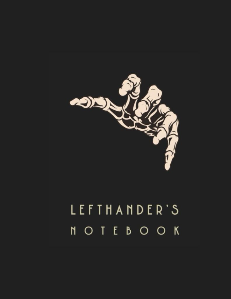 Left Handed Notebook: Slant Ruled Notebook For Let Handers |120 Pages | 8.5x11     Paperback – August 6, 2022