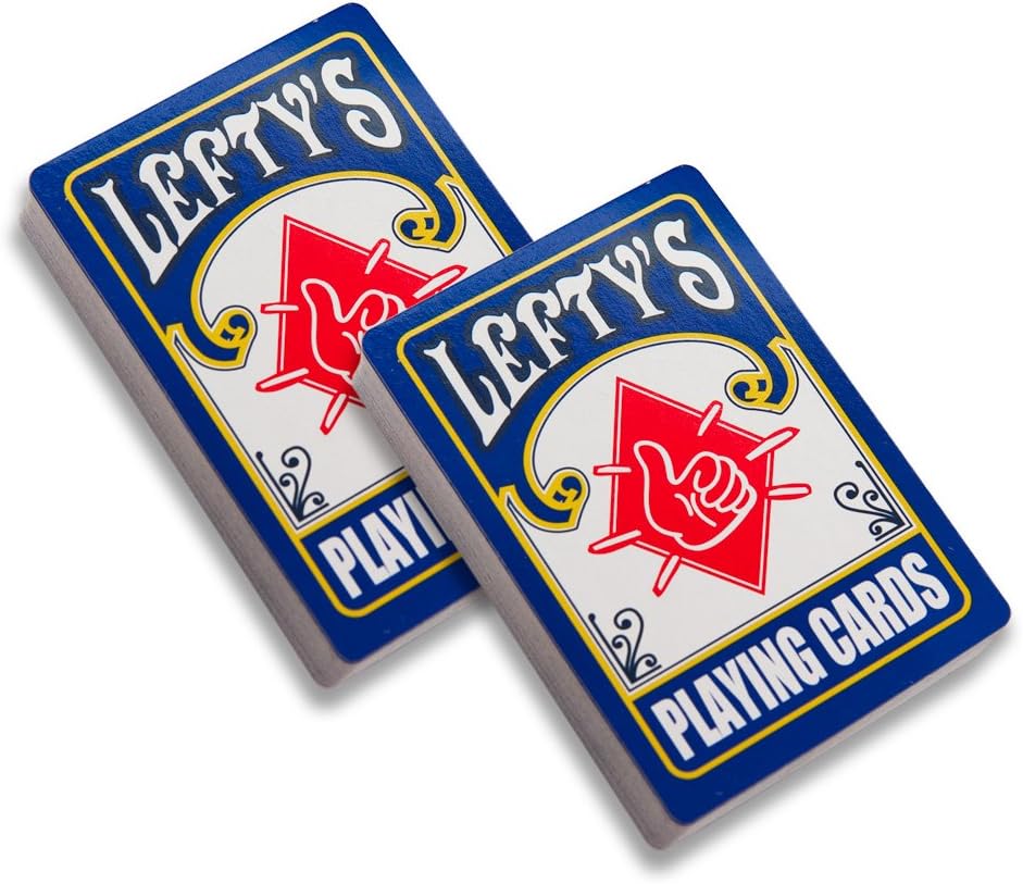 Leftys True Left-Handed Playing Cards, 2 Decks