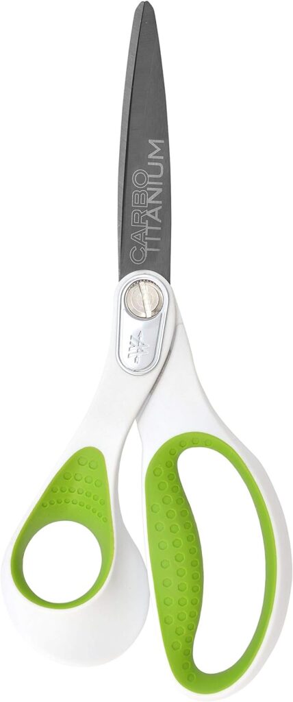 Westcott 16935 8-Inch Heavy-Duty Lefty Carbo-Titanium Scissors For Office and Home, Straight (16935)